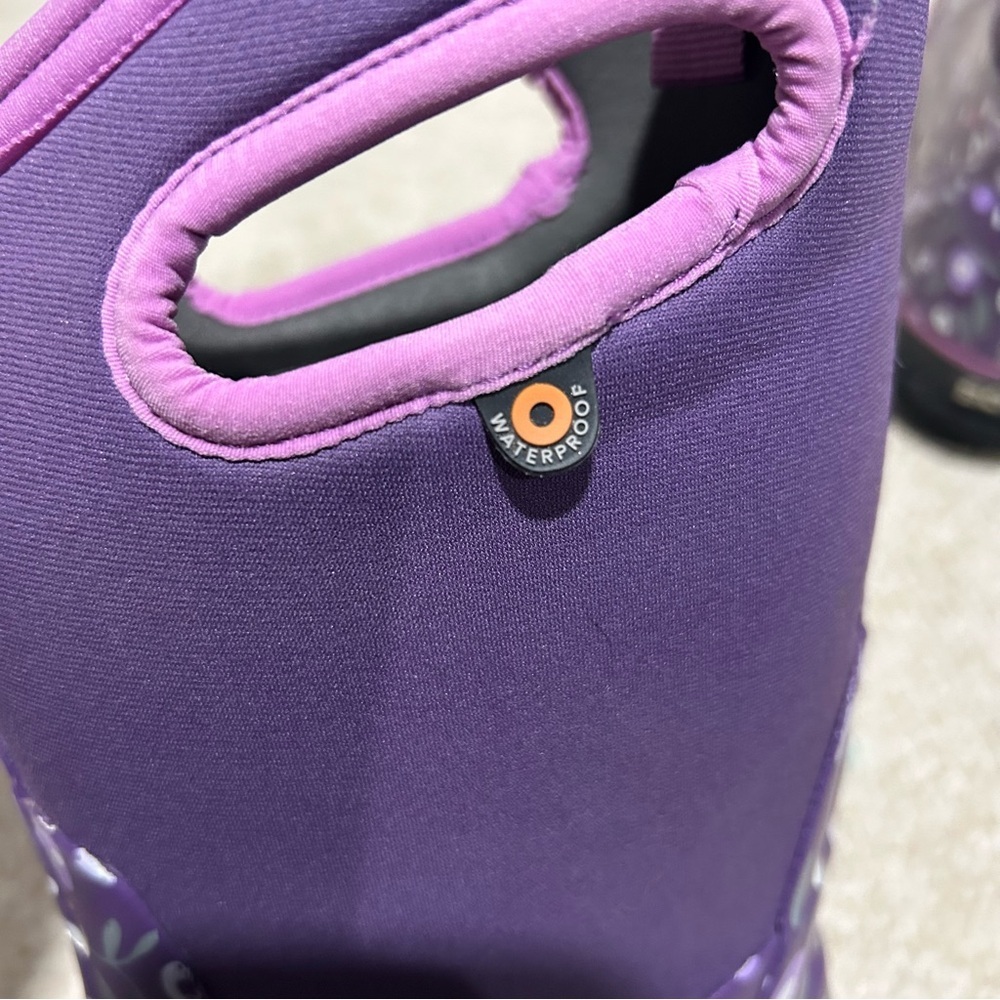 BOGS Classic Cattl floral boot youth size 5 Womens size 6.5 Waterproof insulated - Picture 5 of 11